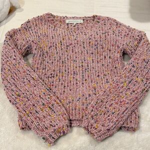 Pink Speckled Sweater by J. Crew